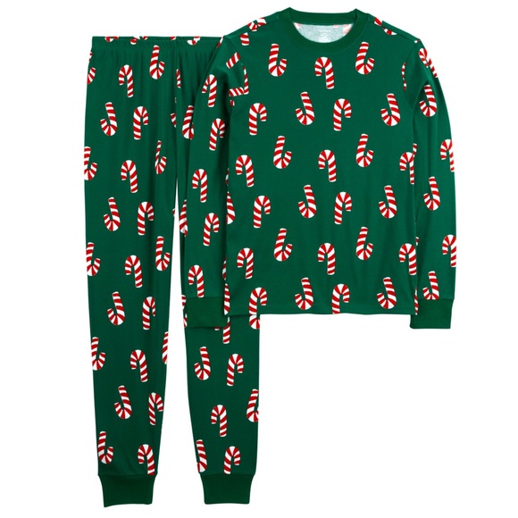 Carter's Other - Carter’s Adult Candy Canes Christmas Shirt and Pants Pajamas
